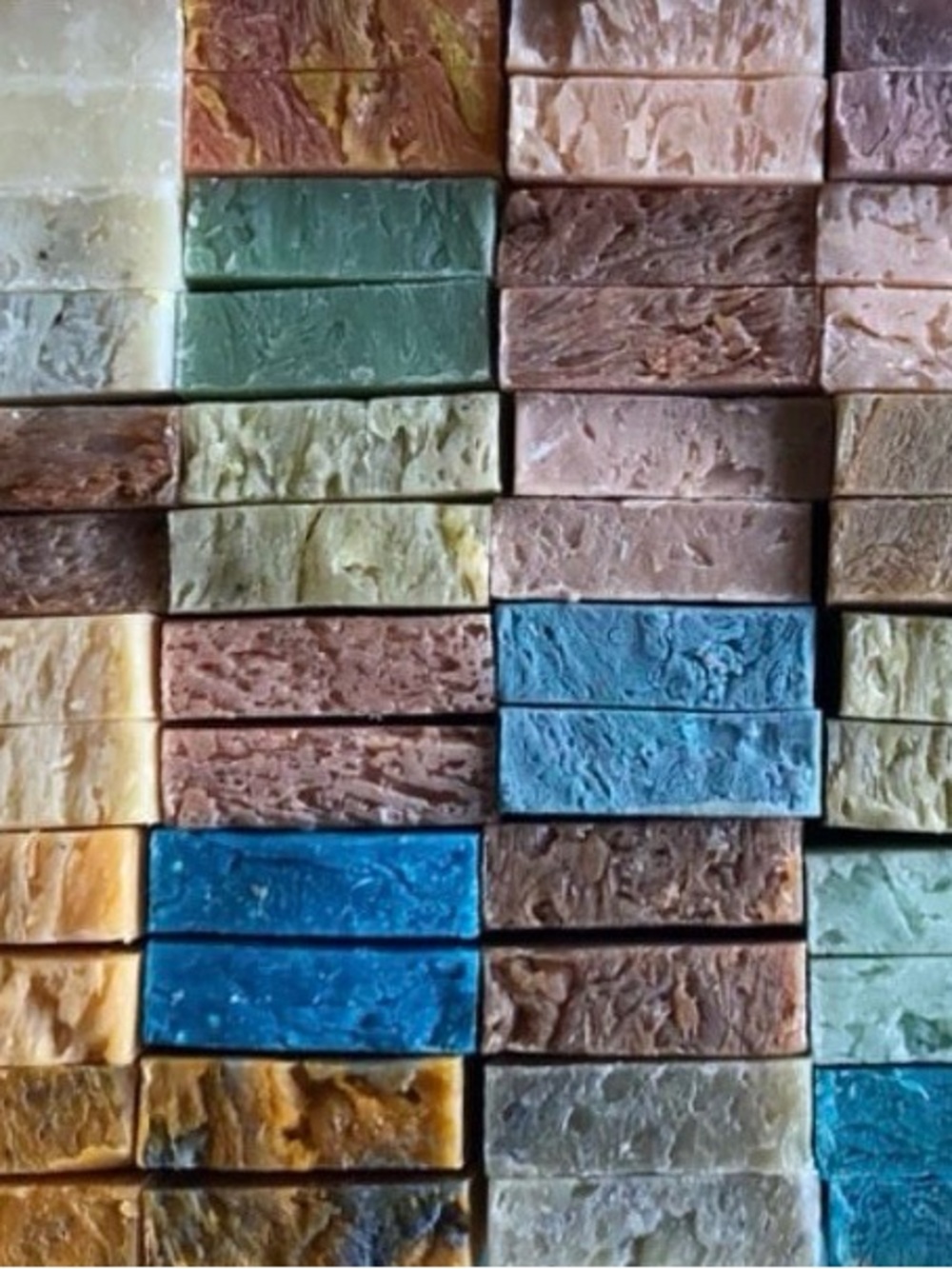 7 Hand Made Bars of Lavender Soap, Gentile